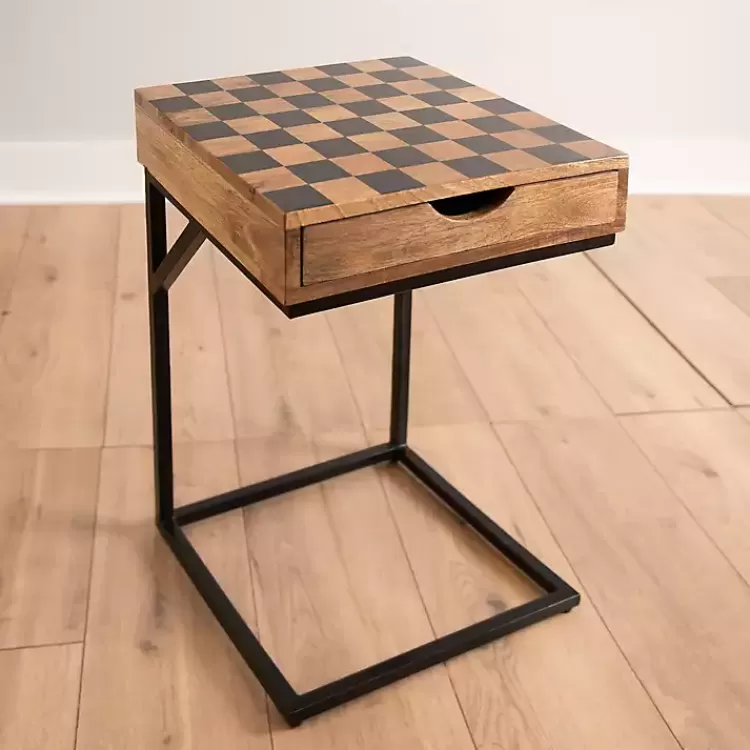 Checkerboard C-Table>Kirklands Home Flash Sale