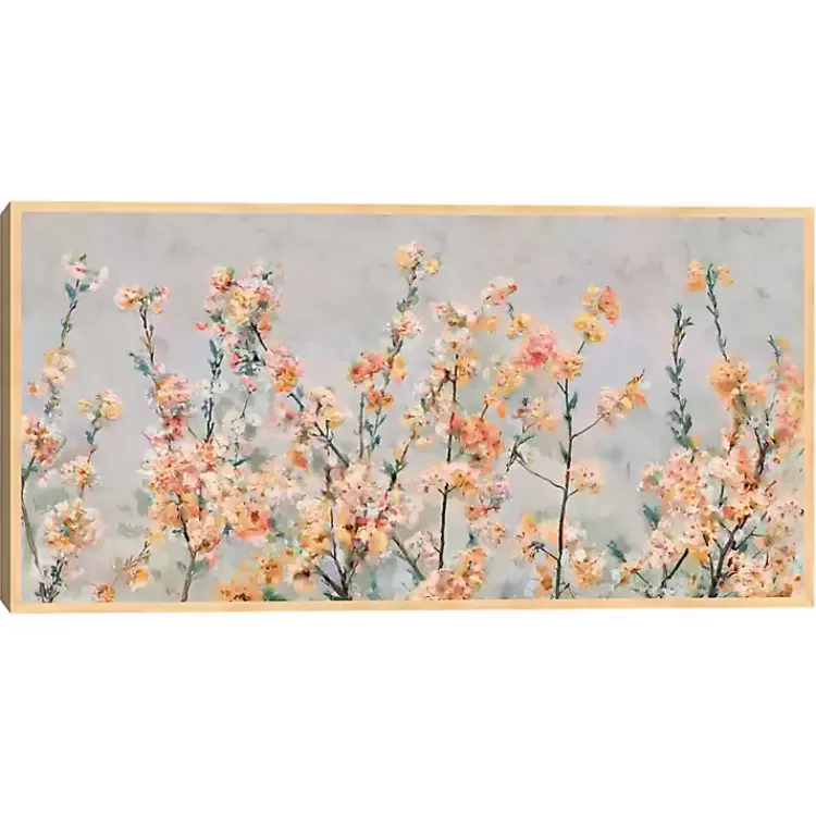 Cherry Blossom Blooms Birch Framed Canvas Print>Kirklands Home Hot