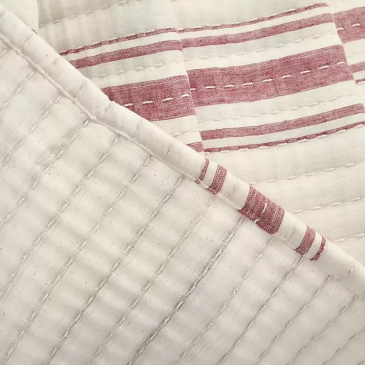 cherry_red_pick_stitch_stripe_queen_quilt_3.webp Cherry Red Pick Stitch Stripe Queen Quilt>Kirklands Home Flash Sale