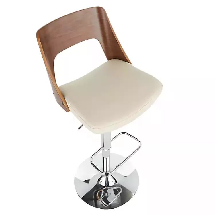 cherry_wood_and_ivory_leather_swivel_bar_stool_3.webp Cherry Wood and Leather Swivel Bar Stool>Kirklands Home Outlet