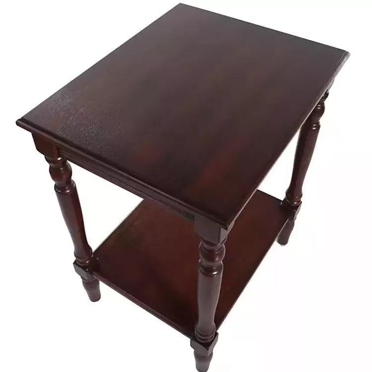 cherry_wood_sybil_accent_table_3.webp Cherry Wood Sybil Accent Table>Kirklands Home Shop