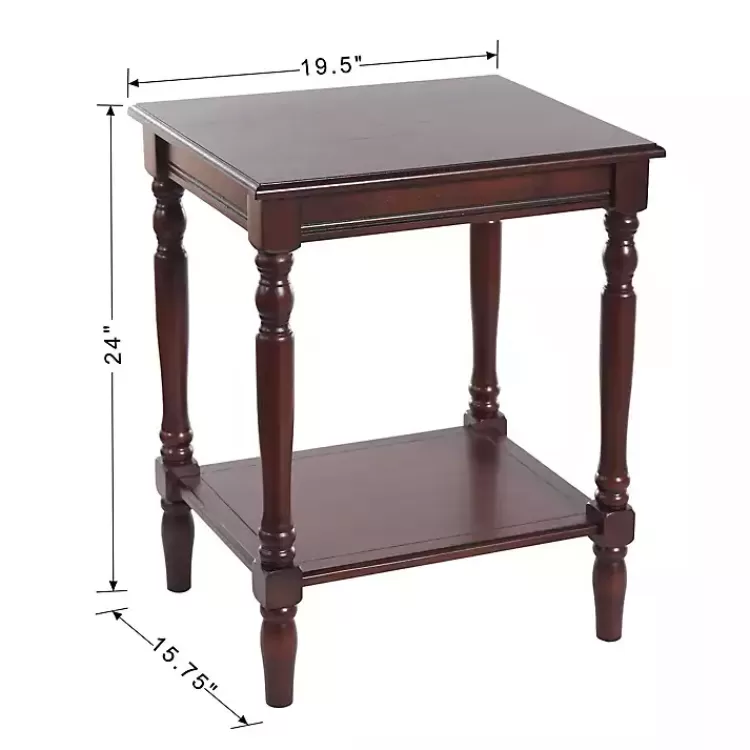 cherry_wood_sybil_accent_table_5.webp Cherry Wood Sybil Accent Table>Kirklands Home Shop