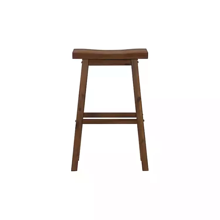 chestnut_wire_brush_saddle_bar_stools_set_of__3.webp Chestnut Wire Brush Saddle Bar Stools, Set of 2>Kirklands Home Online