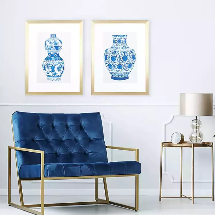 Chinoiserie Vases II Framed Art Prints, Set of 2>Kirklands Home Cheap