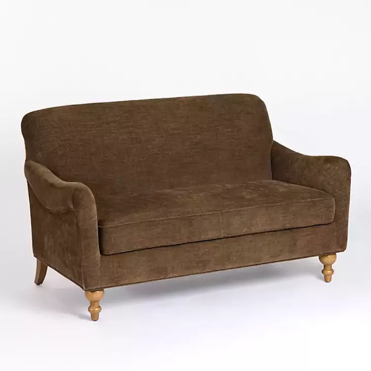 Chocolate English Loveseat>Kirklands Home Flash Sale