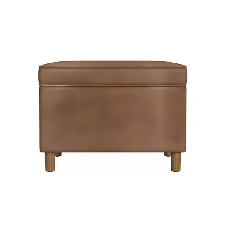 chocolate_brown_faux_leather_storage_ottoman_2.webp Chocolate Faux Leather Storage Ottoman>Kirklands Home Sale