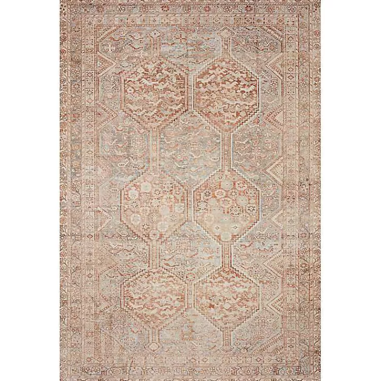Chris Loves Julia x Loloi Jules Orange Rug, 5x7>Kirklands Home Outlet