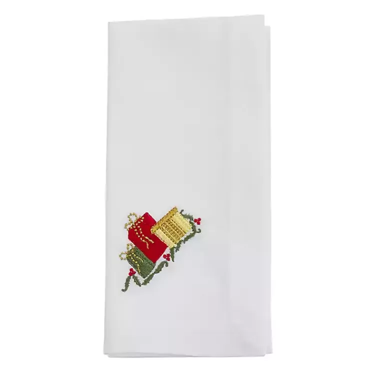 Christmas Gifts Embroidered 4-pc. Napkin Set>Kirklands Home Cheap