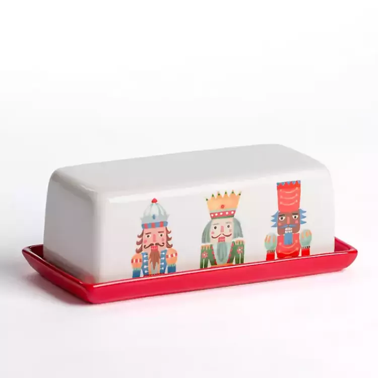 Christmas Nutcracker Butter Dish>Kirklands Home Flash Sale