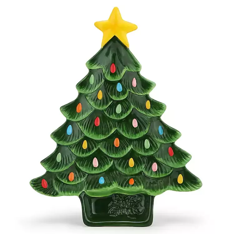 Christmas Tree Serving Platter>Kirklands Home Fashion
