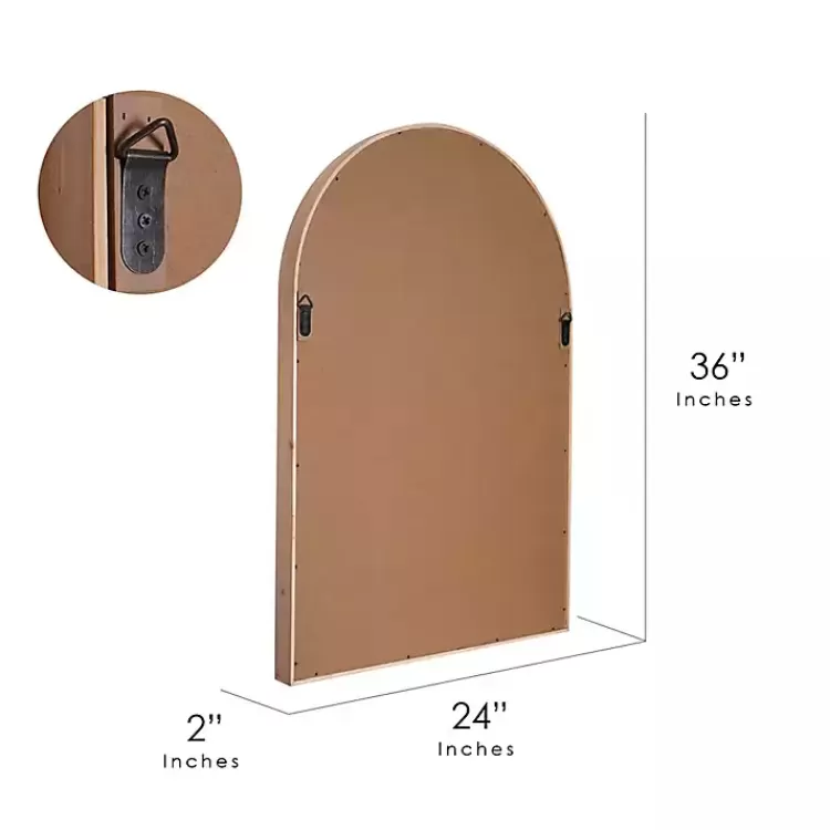 ciarra_natural_wood_arch_wall_mirror_5.webp Ciarra Natural Wood Arch Wall Mirror>Kirklands Home Fashion
