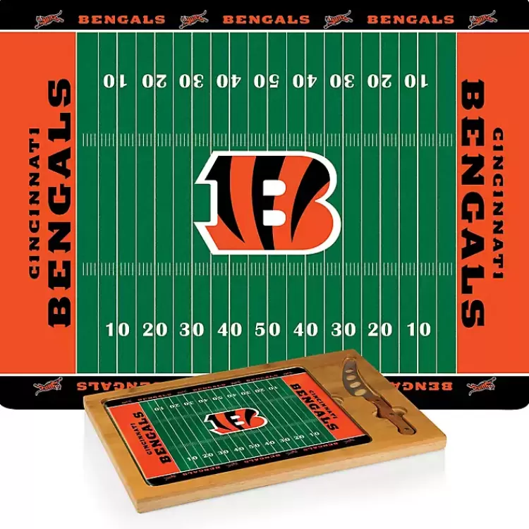 Cincinnati Bengals Cutting Board & Knife Set>Kirklands Home Flash Sale
