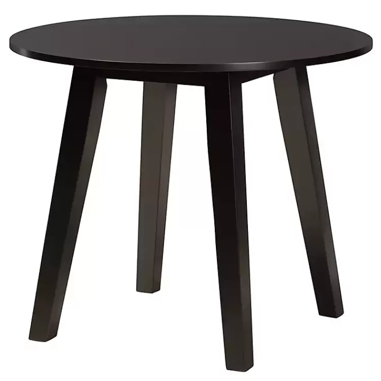 classic_black_round_wood_pc_dining_set_2.webp Classic Black Round Wood 5-pc. Dining Set>Kirklands Home New