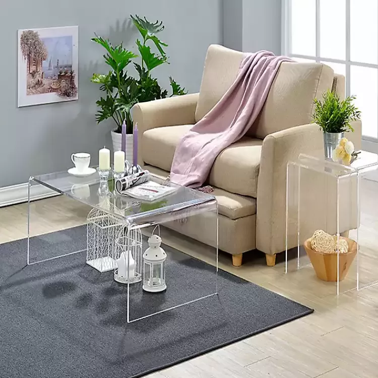 clear_acrylic_curved_edge_coffee_table_2.webp Acrylic Curved Edge Coffee Table>Kirklands Home Best