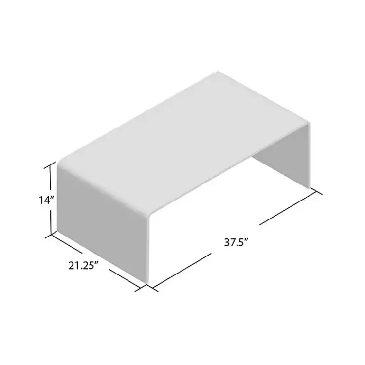 clear_acrylic_curved_edge_coffee_table_3.webp Acrylic Curved Edge Coffee Table>Kirklands Home Best