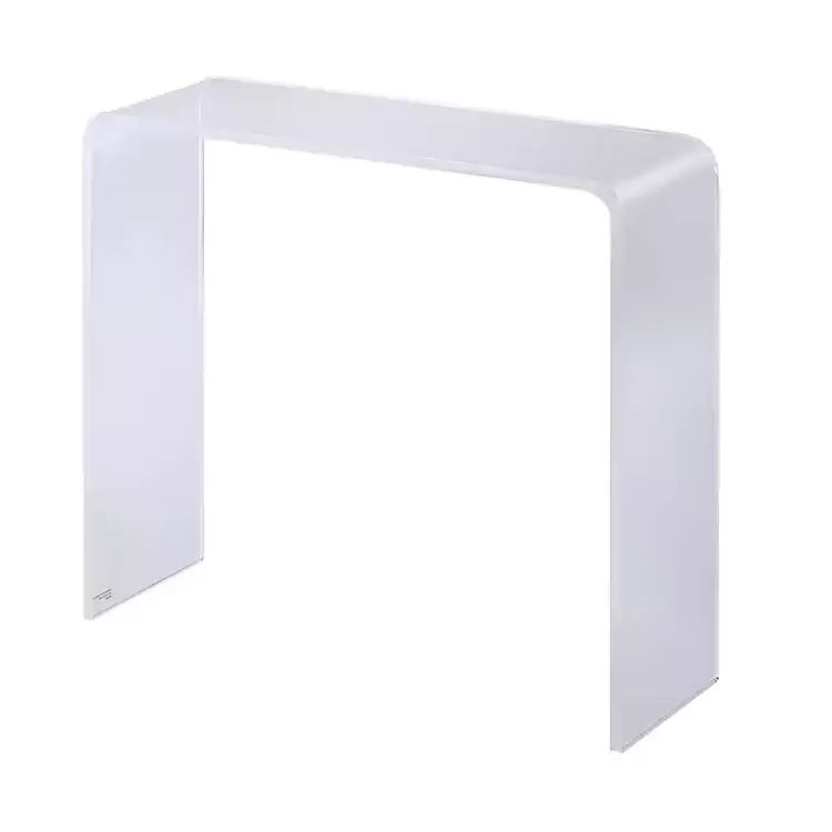 Acrylic Curved Edge Console Table>Kirklands Home Discount
