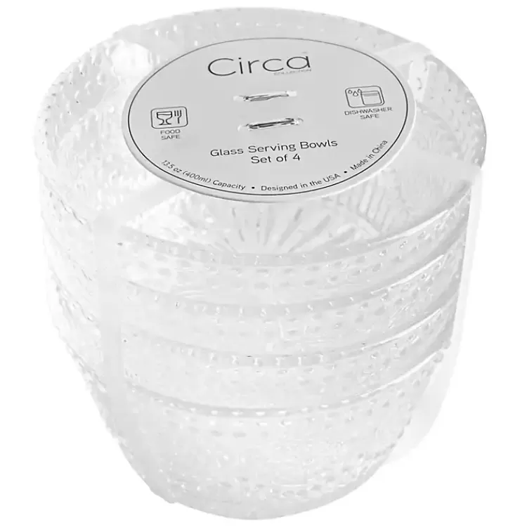 Circa Hobnail Bowls, Set of 4>Kirklands Home Best