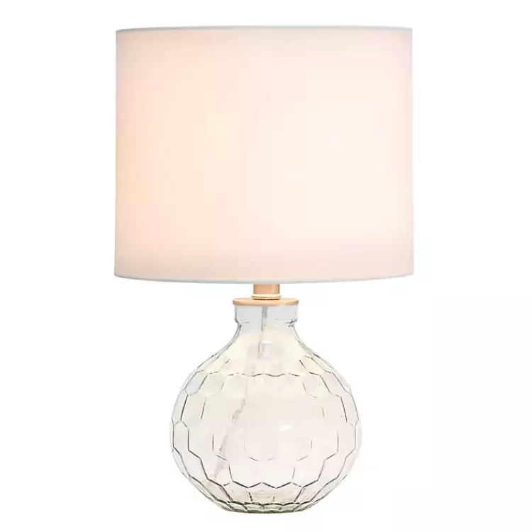 Clear Glass Honeycomb Table Lamp>Kirklands Home Flash Sale