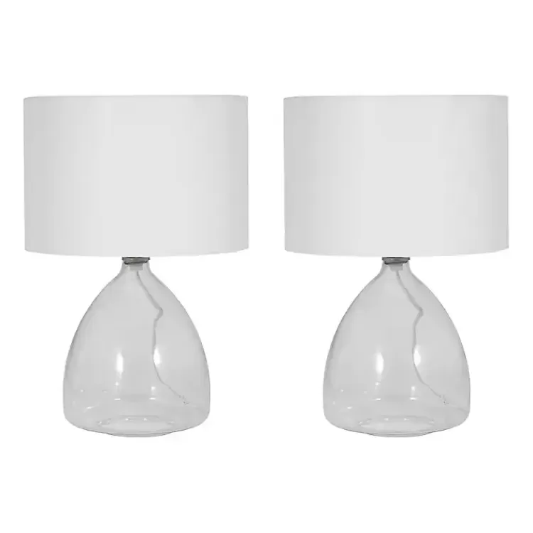 Clear Glass Tapered Table Lamps, Set of 2>Kirklands Home Best Sale