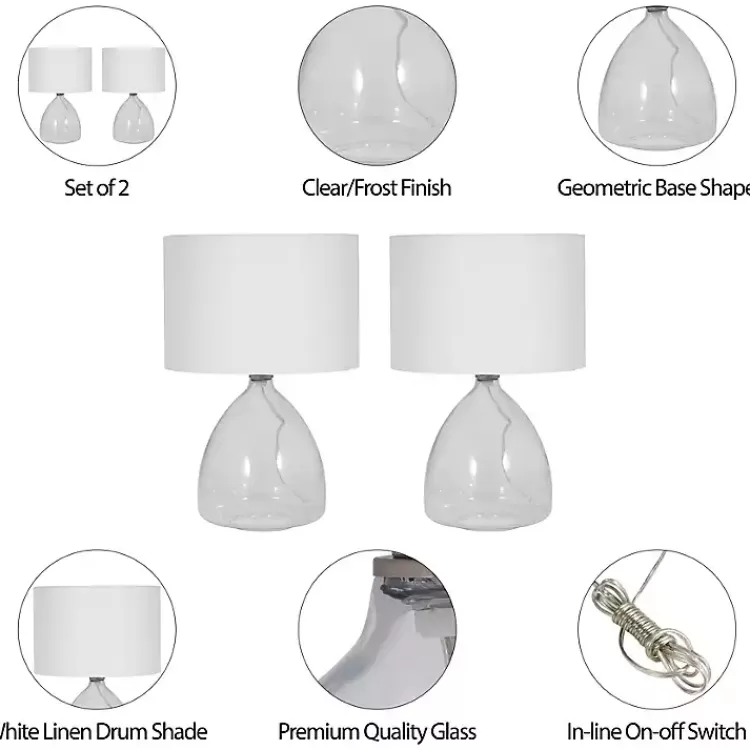 clear_glass_tapered_table_lamps_set_of__7.webp Clear Glass Tapered Table Lamps, Set of 2>Kirklands Home Best Sale