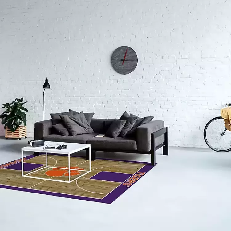 Clemson University Courtside Area Rug, 4x6>Kirklands Home Discount