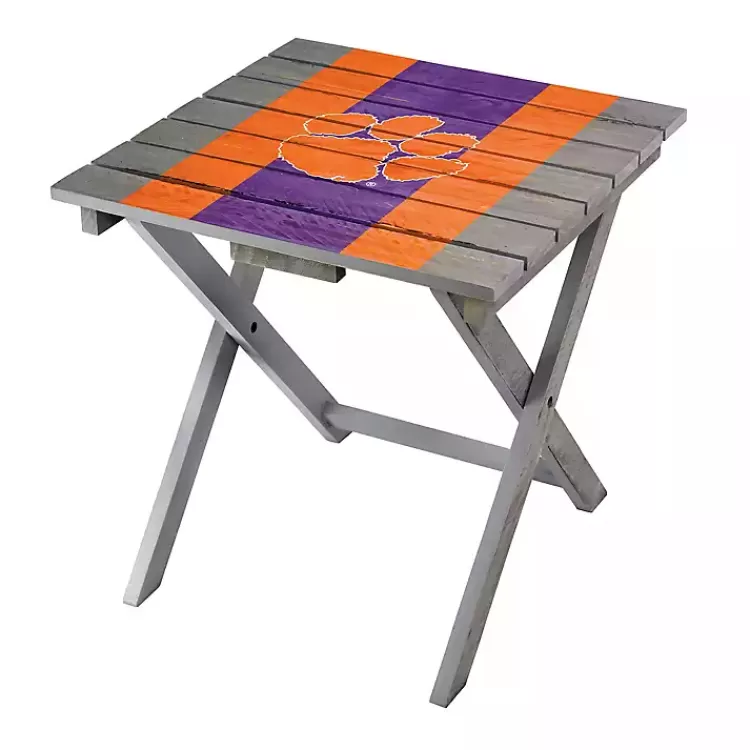 Clemson University Folding Outdoor Table>Kirklands Home Flash Sale