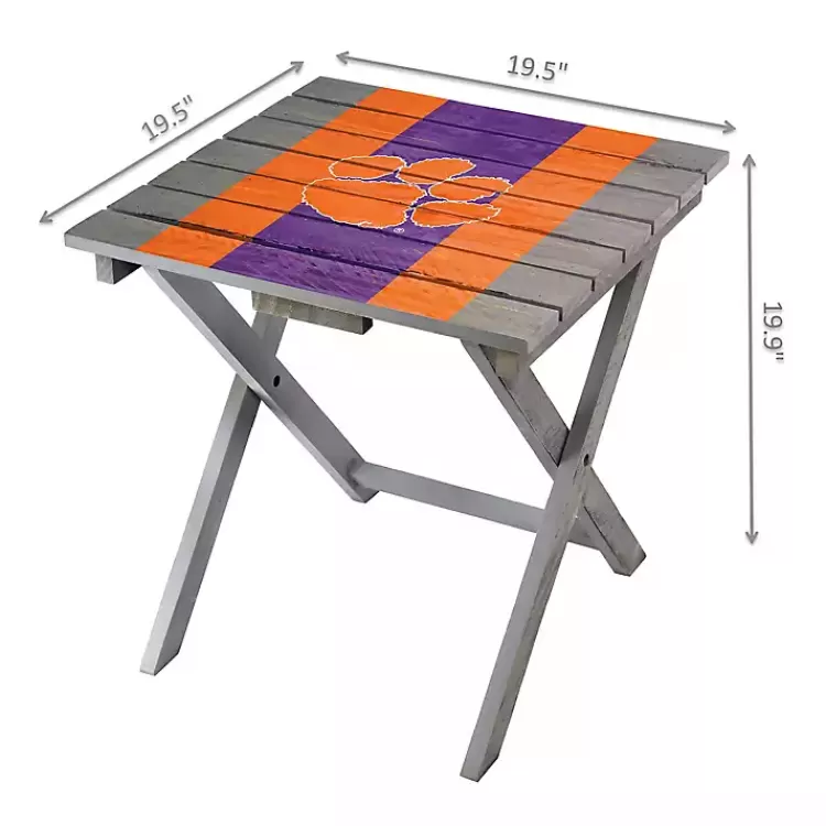 Clemson University Folding Outdoor Table>Kirklands Home Flash Sale