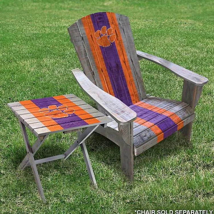 clemson_university_folding_outdoor_table_2.webp Clemson University Folding Outdoor Table>Kirklands Home Flash Sale