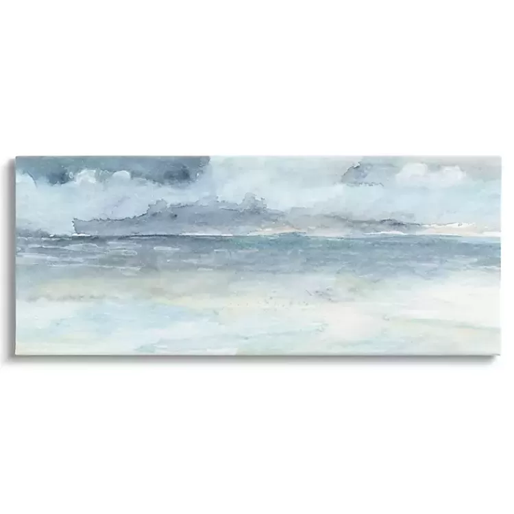 Cloudy Ocean Waves Canvas Art Print, 40x17 in.>Kirklands Home Store