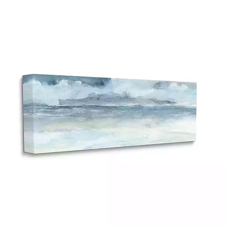 Cloudy Ocean Waves Canvas Art Print, 48x20 in.>Kirklands Home Clearance