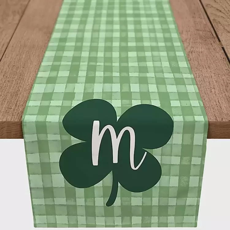 Clover Personalized Monogram Table Runner, 72 in.>Kirklands Home Hot