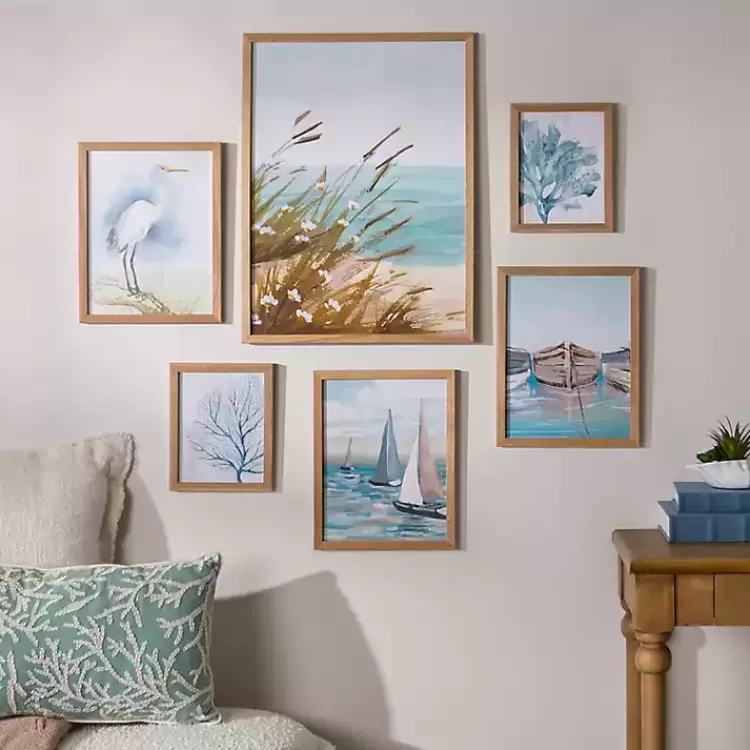 coastal_framed_art_pc_gallery_set_3.webp Coastal Framed Art 6-pc. Gallery Set>Kirklands Home Sale