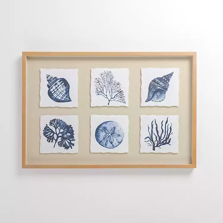 Coastal Icons Framed Art Print>Kirklands Home Flash Sale