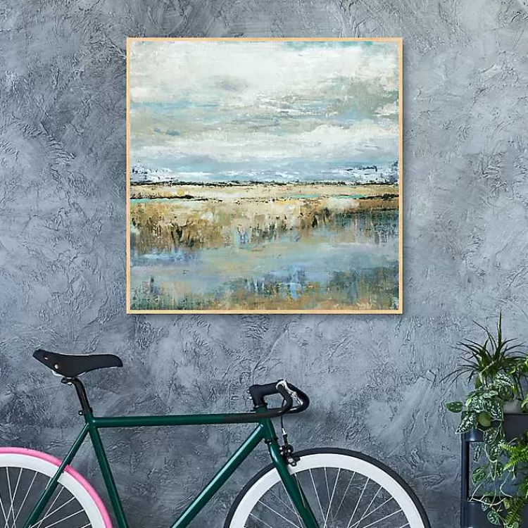 Coastal Marsh Framed Canvas Art Print>Kirklands Home Best