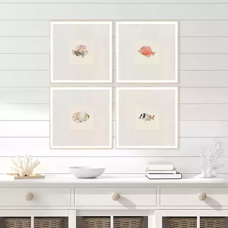 Coastal Medley Framed Art Prints, Set of 4>Kirklands Home Hot