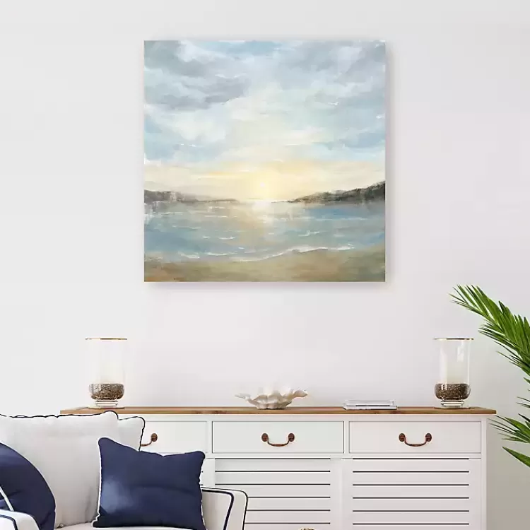 Coastal Sunset Canvas Art Print, 30x30 in.>Kirklands Home Hot