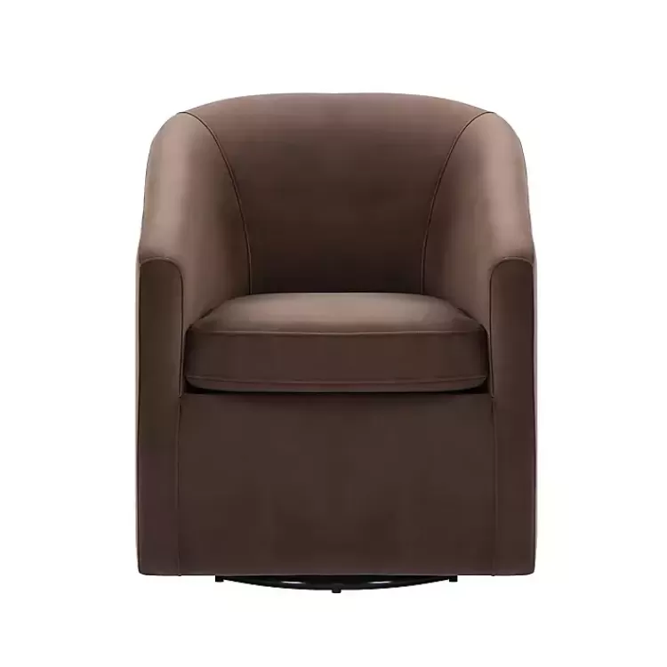 Coco Velvet Swivel Barrel Accent Chair>Kirklands Home Best