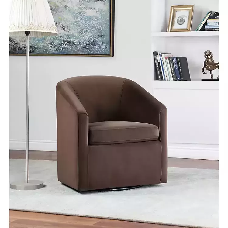coco_velvet_swivel_barrel_accent_chair_4.webp Coco Velvet Swivel Barrel Accent Chair>Kirklands Home Best