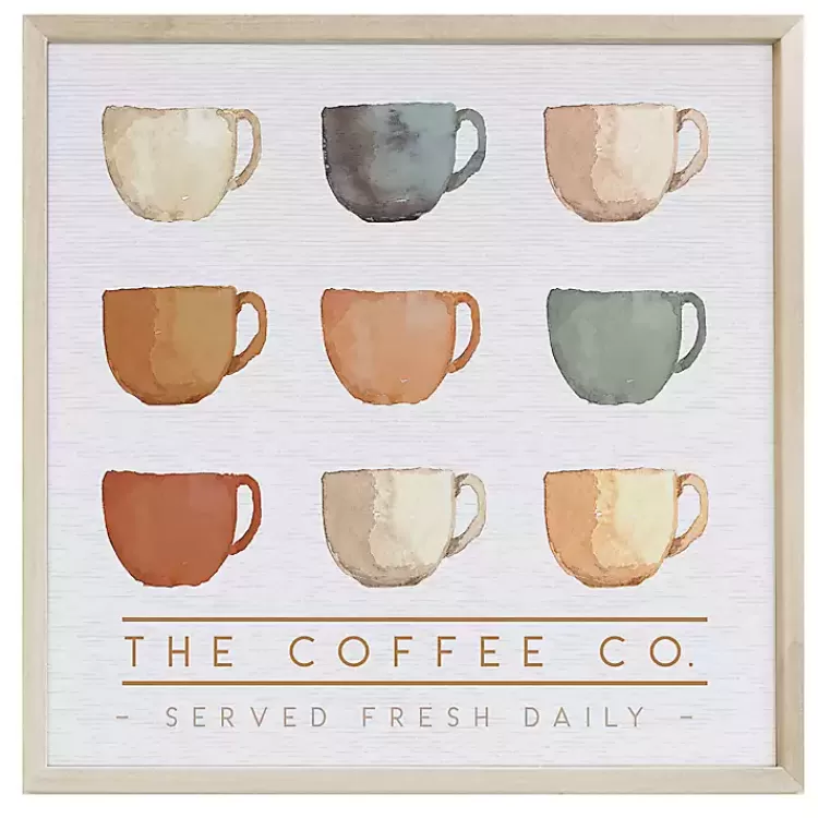 Coffee Co Mugs Wall Plaque>Kirklands Home Best Sale