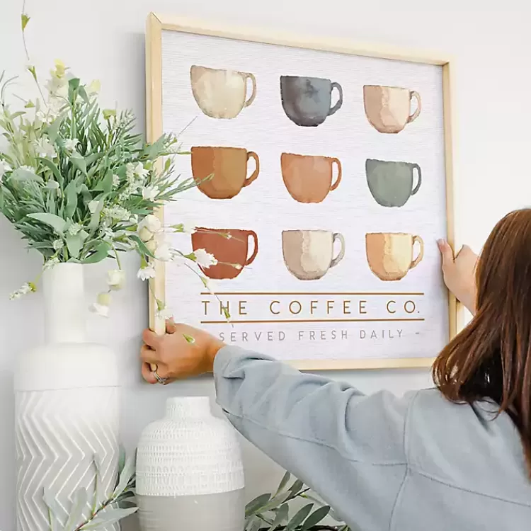 Coffee Co Mugs Wall Plaque>Kirklands Home Best Sale