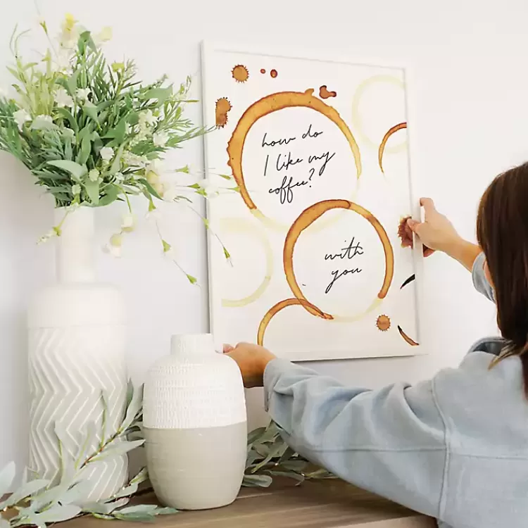 Coffee with You Framed Wall Plaque>Kirklands Home Cheap