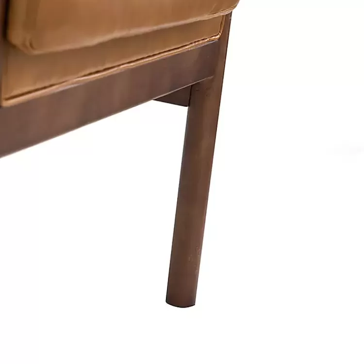 cognac_faux_leather_and_wood_accent_chair_8.webp Cognac Faux Leather and Wood Accent Chair>Kirklands Home Sale
