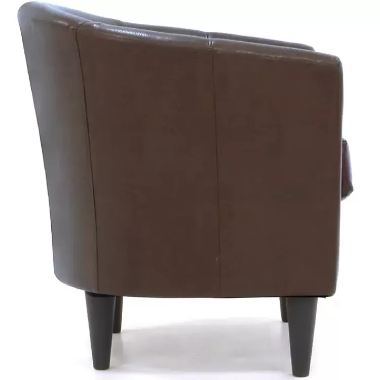 cognac_faux_leather_winslow_accent_chair_3.webp Cognac Faux Leather Winslow Accent Chair>Kirklands Home Outlet