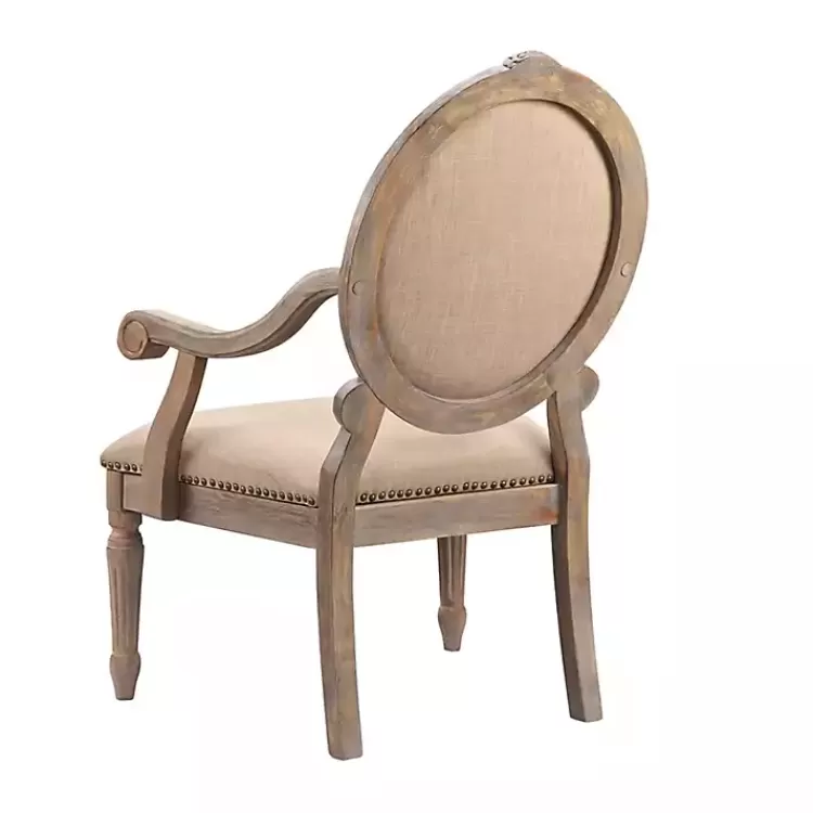 Coley Beige Linen Armchair>Kirklands Home New