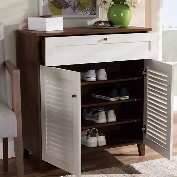collier_twotone_drawer_shoe_storage_cabinet_7.webp Collier Two-Tone Drawer Shoe Storage Cabinet>Kirklands Home Store