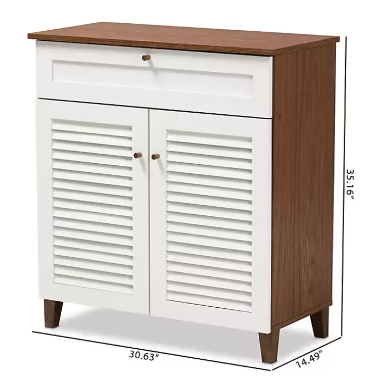 collier_twotone_drawer_shoe_storage_cabinet_9.webp Collier Two-Tone Drawer Shoe Storage Cabinet>Kirklands Home Store