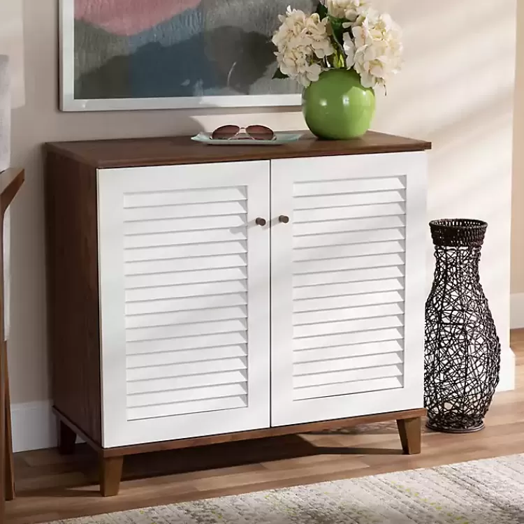 collier_twotone_slatted_shoe_storage_cabinet_6.webp Collier Two-Tone Slatted Shoe Storage Cabinet>Kirklands Home Cheap