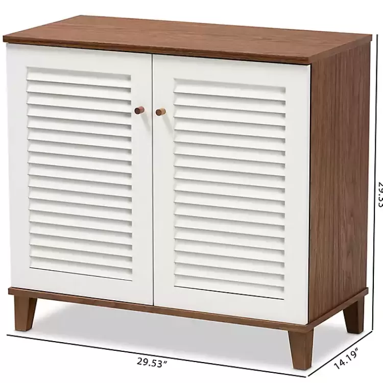 collier_twotone_slatted_shoe_storage_cabinet_9.webp Collier Two-Tone Slatted Shoe Storage Cabinet>Kirklands Home Cheap