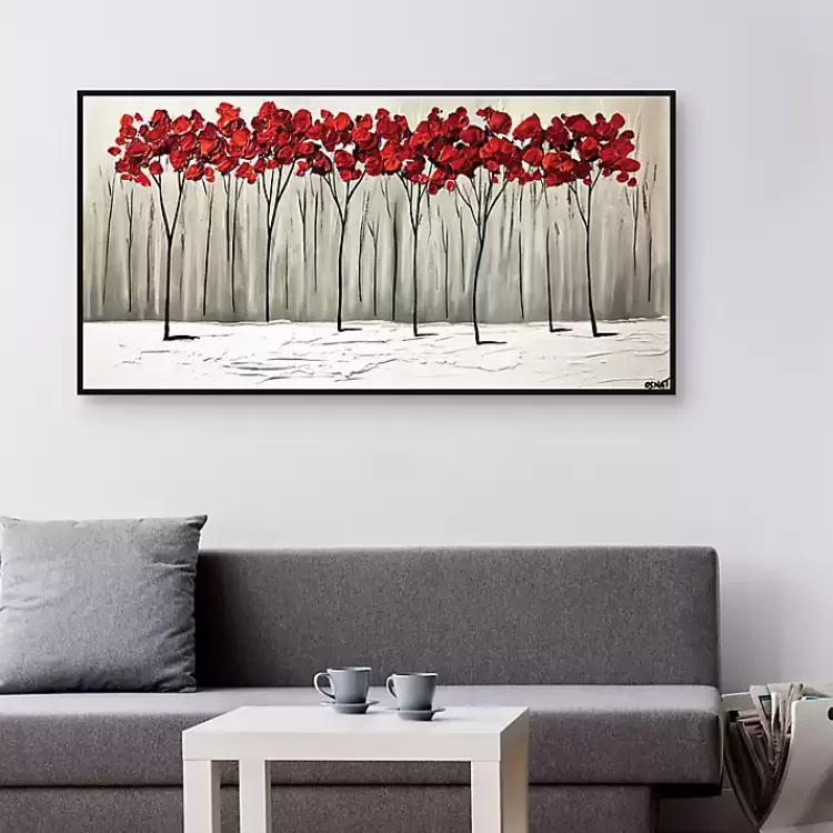 collision_of_seasons_framed_canvas_art_print_3.webp Collision of Seasons Framed Canvas Art Print>Kirklands Home Cheap