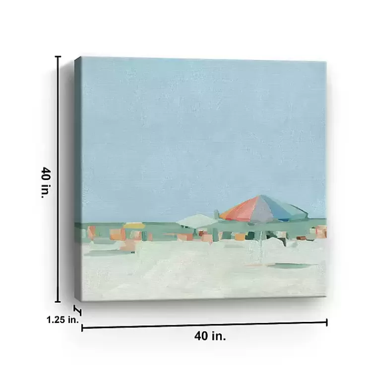 Colorful Beach Summer Pallete Canvas Art Print>Kirklands Home Best
